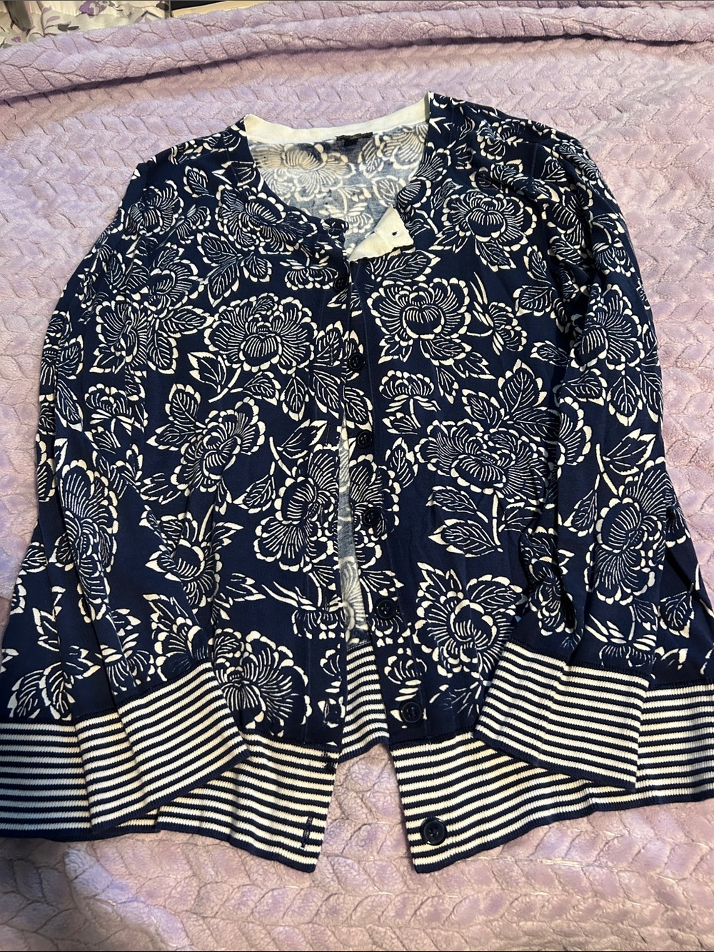 Flowery Sweater